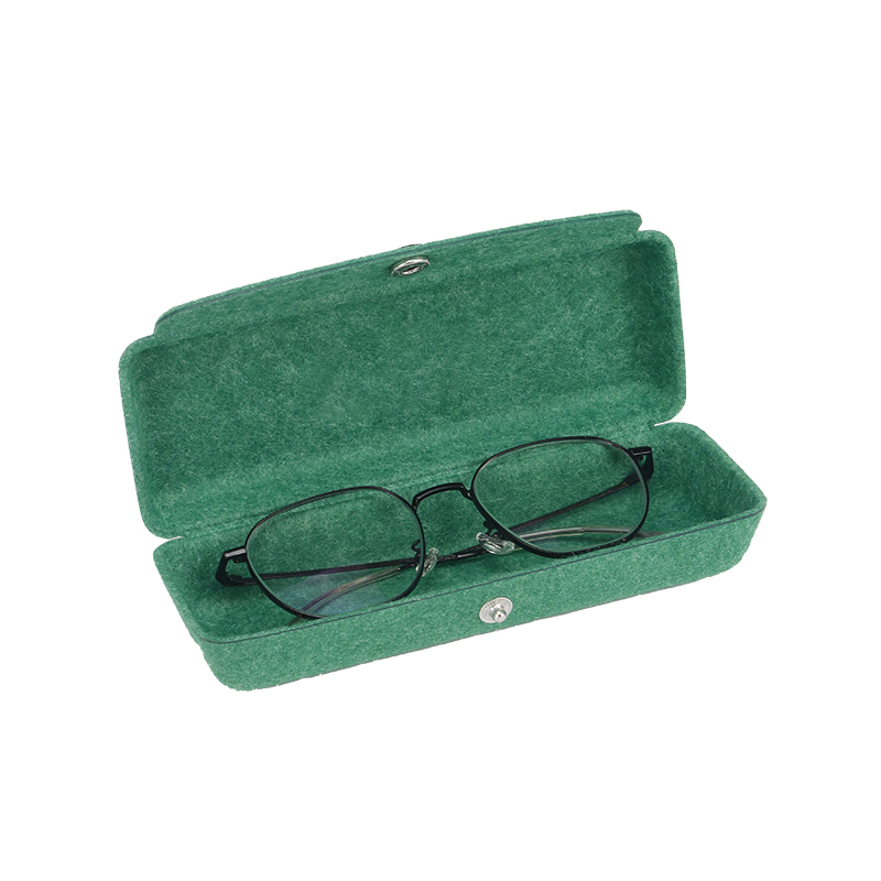 Eyesglass felt hard case